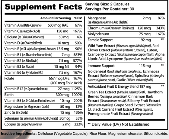 Womens Ultra Multivitamin